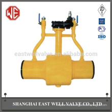 Motor rise valve fully welded ball valve